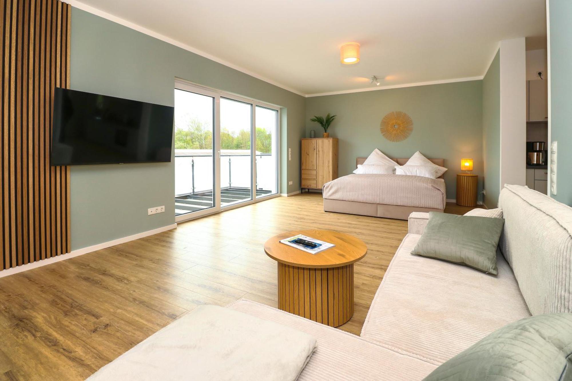 Lightplace - Moderne Apartments In Braunschweig - Balkon - Netflix - Am Kanal Buitenkant foto